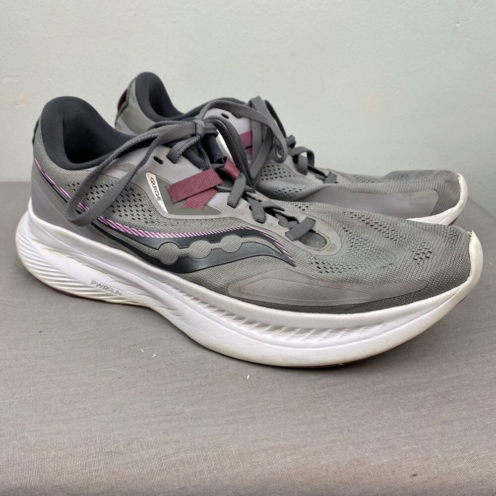 Saucony Womens 9.5‎ Gray lace Guide 15 S10684-15 Running Shoes Sneakers